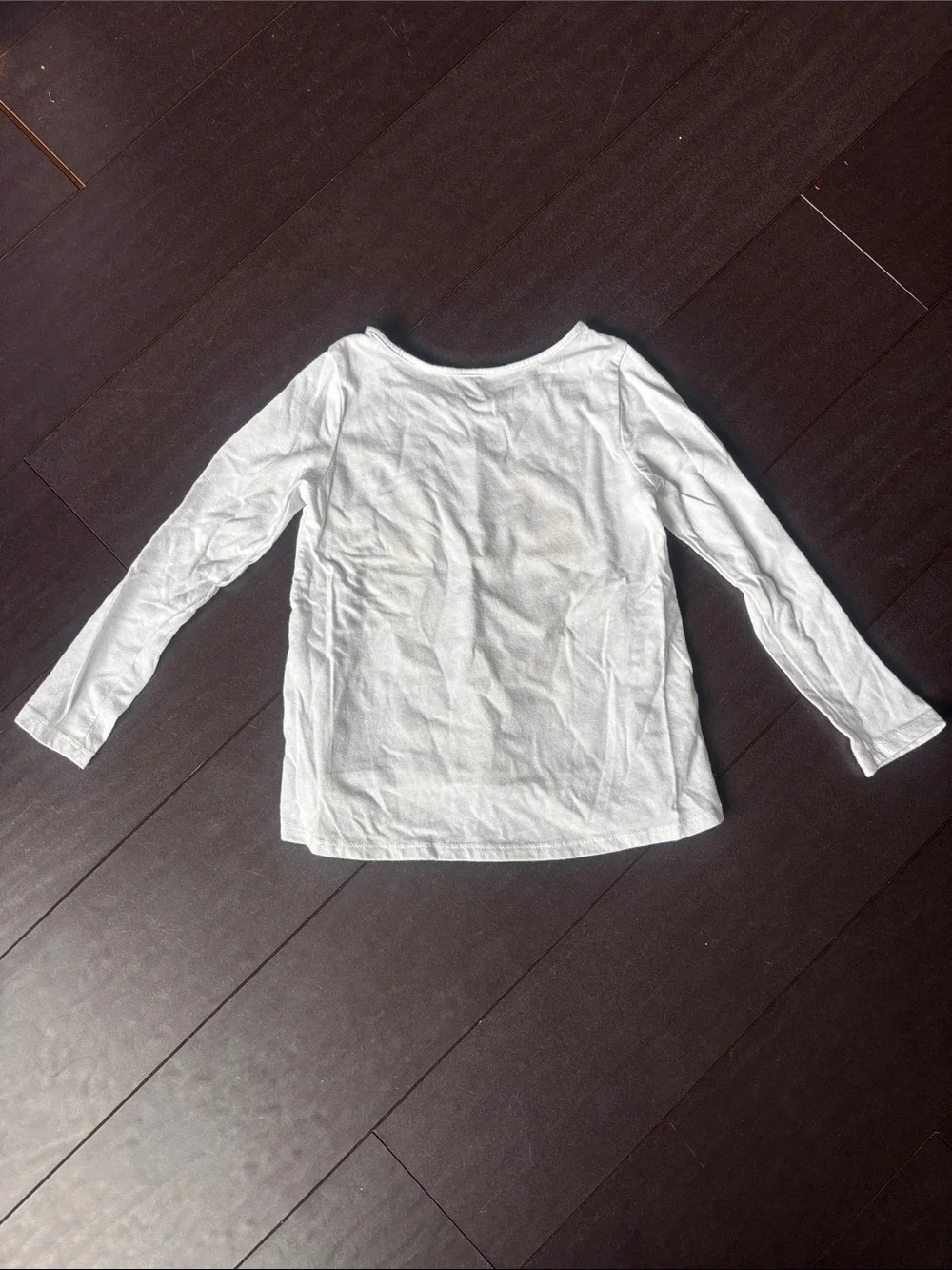 The Children's Place White Long-Sleeve Snowman Tee with Pink & Mint Accents